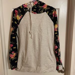 Double hood sweatshirt